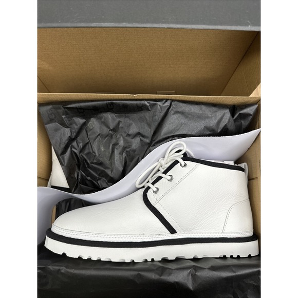 UGG Australia Other - Ugg Australia Men`s Neumel Leather Boots - White / Black - US Size 12 - New